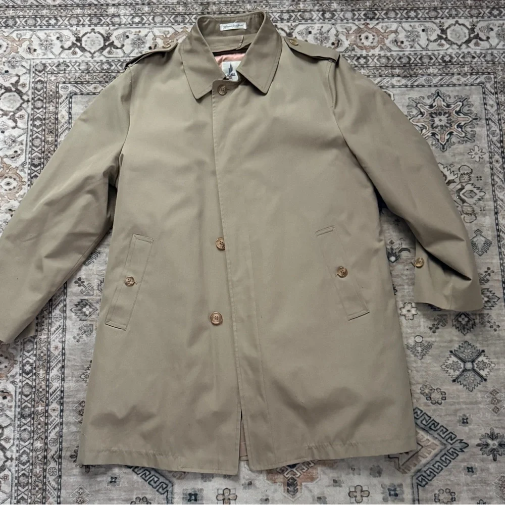 Misty Harbor Classic Tan Trench Coat - Lined & Elegant